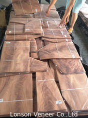 लक्जरी सजावट विदेशी लकड़ी लिबास दृढ़ लकड़ी का टुकड़ा 0.5 मिमी