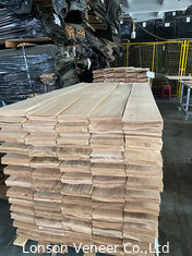 10% नमी लकड़ी का फर्श लिबास सफेद ओक 1.2 मिमी चौड़ाई सी ग्रेड