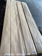 चौड़ाई 12 सेमी सफेद ऐश लकड़ी लिबास सादा कटा हुआ पैनल सी ग्रेड OEM