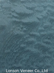 रंगे एक ग्रेड Sapele Pommele 7053 रंग नीला लकड़ी लिबास आंतरिक सजावट का उपयोग करें: