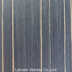 आबनूस पुनर्गठित लकड़ी लिबास 233-1S 250x64cm बिना ऊन कागज के;