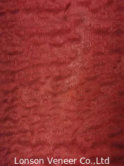 आंतरिक डिजाइन के लिए सैपेल पोमेले लाल रंग की लकड़ी लिबास 10 सेमी चौड़ाई: