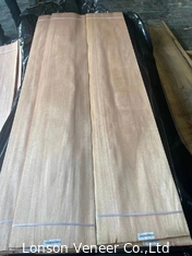 क्राउन कट प्राकृतिक अफ्रीकी ओकौमे लकड़ी लिबास मोटी 0.40 मिमी